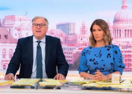 Ed Balls and Susanna Reid on the Good Morning Britain TV show.