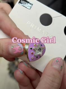 A Primark "Cosmic Girl" ring compared to a similar ring.