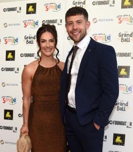 Couple at charity event.