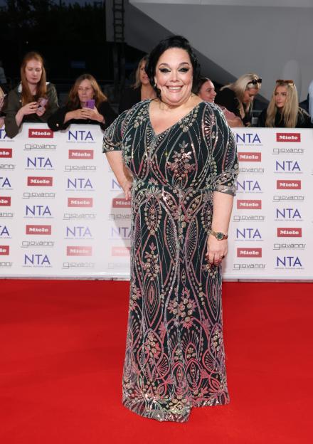 Lisa Riley attends the NTA's 2025 at The O2 Arena.