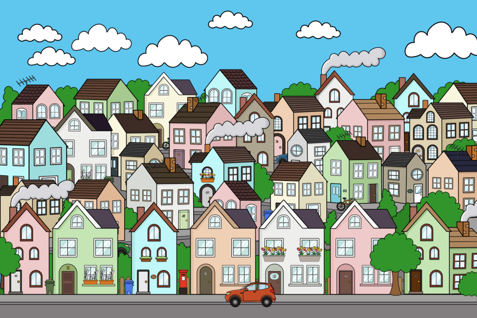 Can you spot the house with a crack in it and beat the record?
