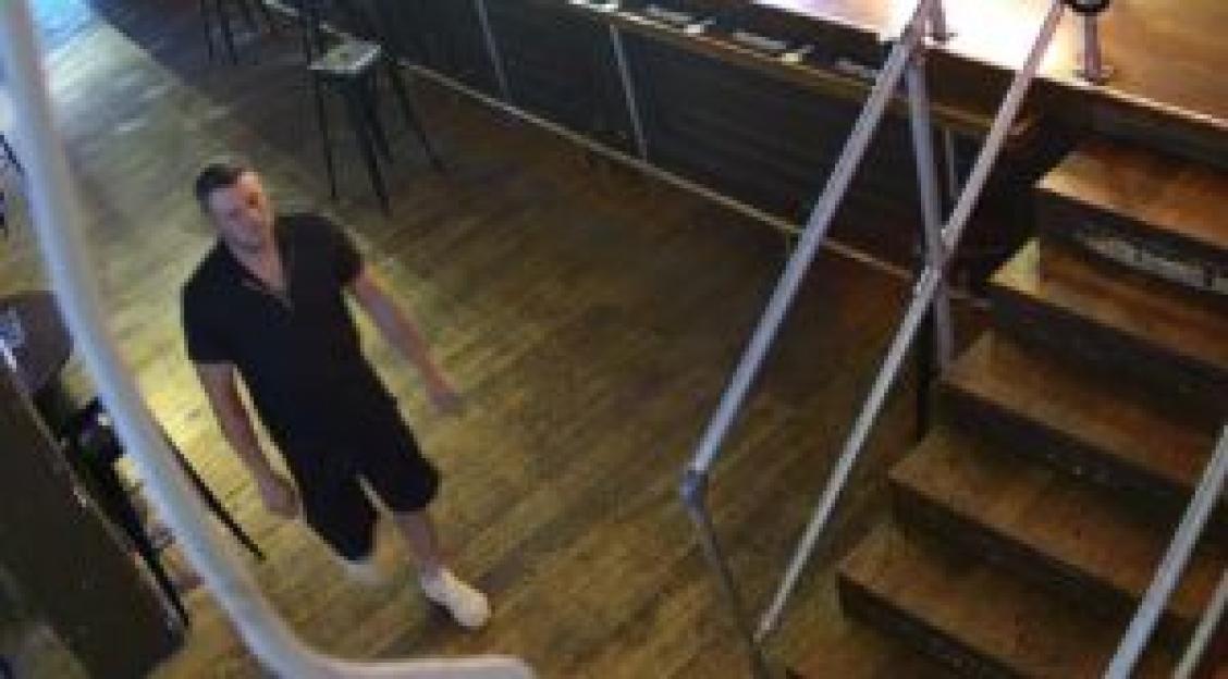CCTV image of a man police wish to identify.