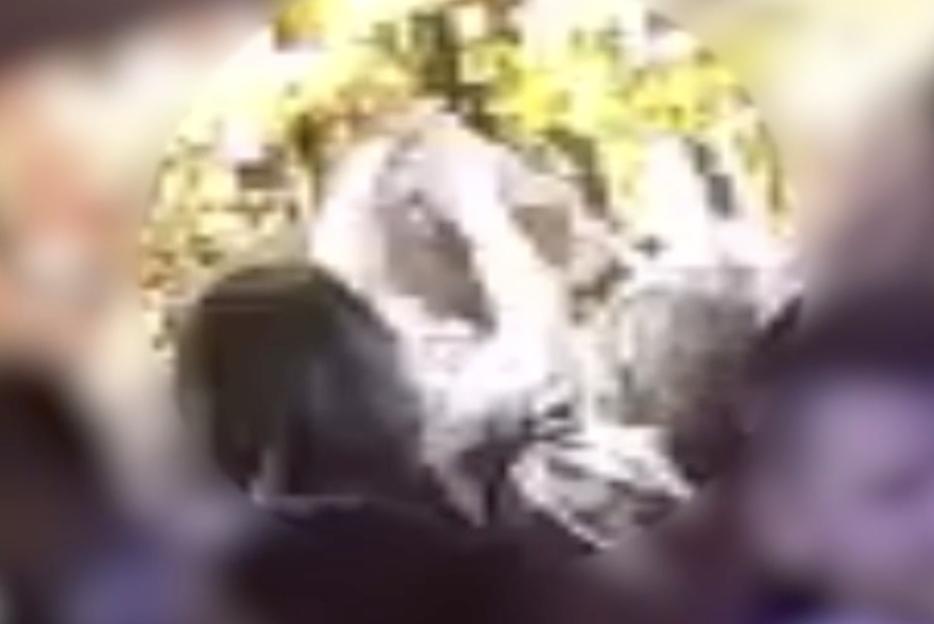 CCTV image of a bar assault.