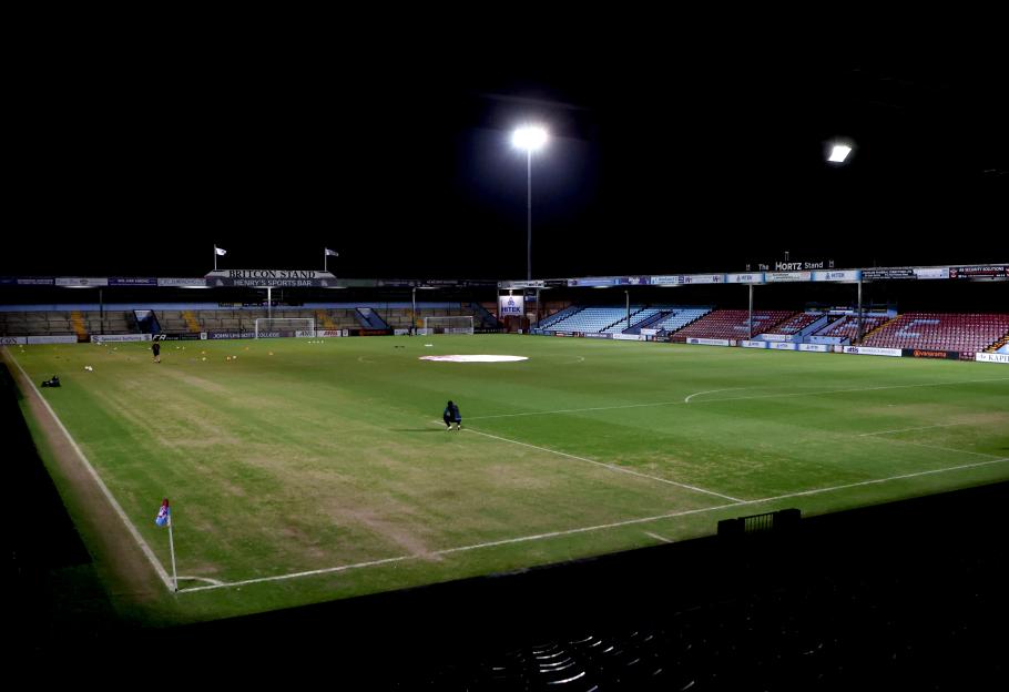 Scunthorpe have second National League clash in same week abandoned with stricken star carried off on stretcher