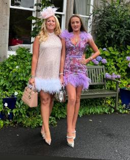 Paris Fury and her daughter Venezuela dressed up for a wedding.