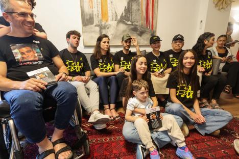 Family members of an Israeli-American hostage awaiting his release.