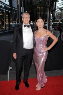 Bill Gates and Phoebe Gates at the Time 100 Gala.