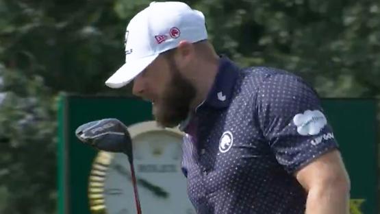 Hot-headed Tyrrell Hatton caught hissing X-rated four-word blast at his DRIVER on live TV at PGA Championship