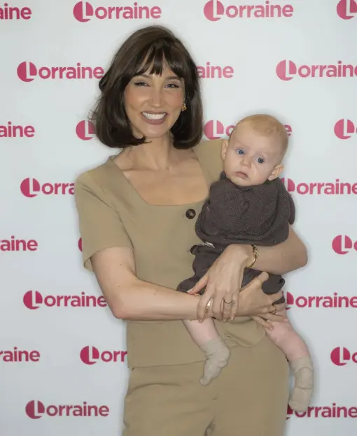 Megan McKenna holding her baby.