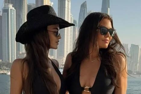 Mark Wright’s sister Natalya looks incredible as she wears matching swimsuits with Jess on yacht in Dubai