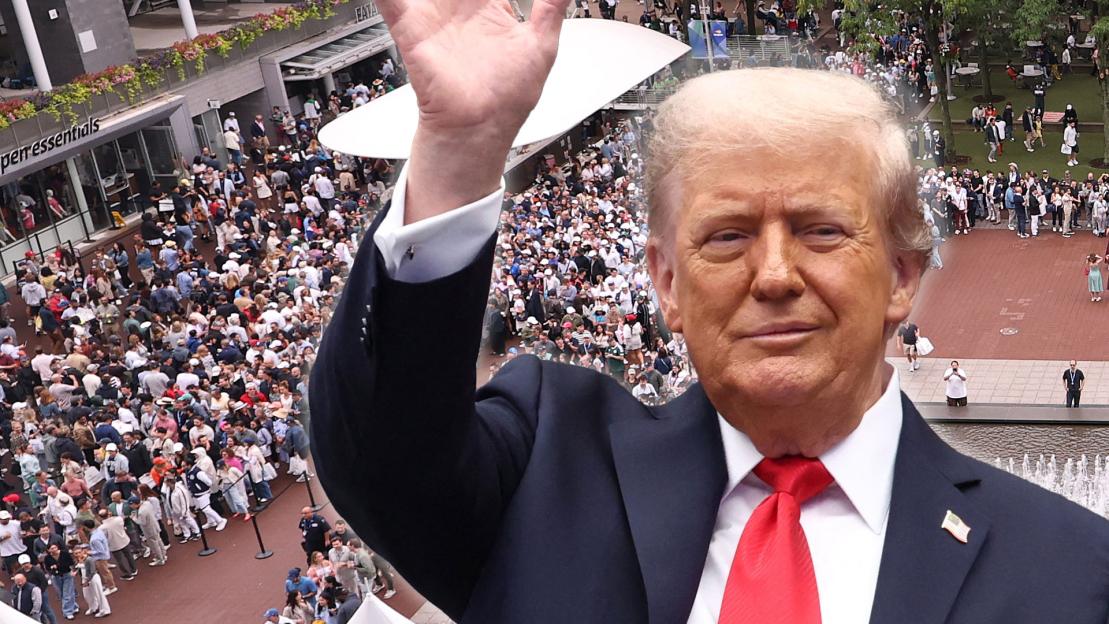 US Open final LIVE RESULTS – Sinner vs Alcaraz: Showpiece DELAYED by 37 MINUTES as pair eye $5M prize in front of Trump