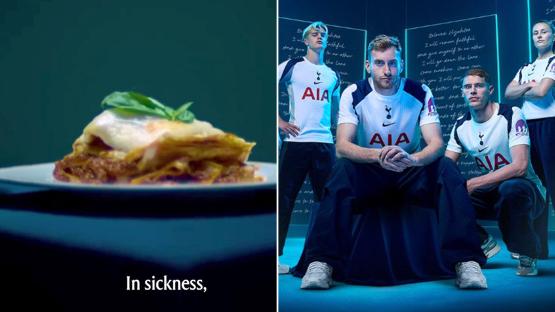 ‘Genius’ – Tottenham’s subtle reference to lasagne scandal in new kit launch hailed by fans