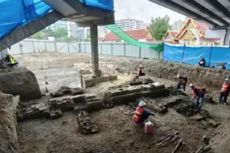 Chilling mass grave of ‘victims of execution’ unearthed at train station with dozens of skeletons bound at feet & hands