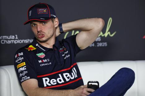 ‘You focus on commentating’ – Max Verstappen snaps at Sky Sports broadcaster as he addresses Red Bull future