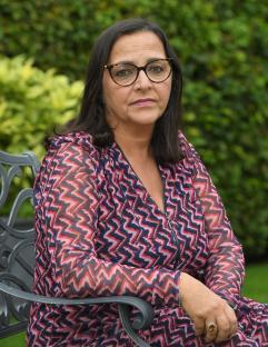 Figen Murray, mother of Martyn Hett, campaigning for Martyn's Law.