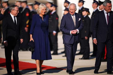 King Charles, Queen Camilla arrive in Italy for state visit