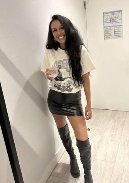 Sophie Marson-Riding, an EastEnders superfan, smiling at the camera.