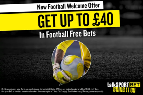 Nottm Forest vs Man Utd: Get up to £40 in free bets to spend with talkSPORT BET