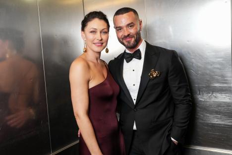 Emma Willis and Matt Willis at the 2024 BAFTA Television Awards.