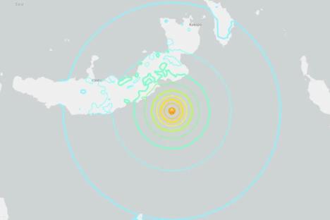 Massive 6.9-magnitude earthquake strikes off New Britain coast in Papua New Guinea sparking tsunami warning