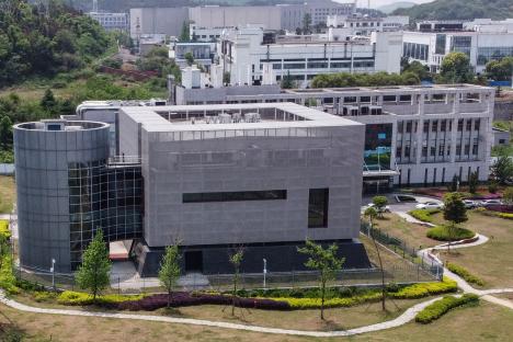 Aerial view of the Wuhan Institute of Virology's P4 laboratory.