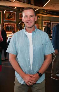 Scott Mills at the ABBA Voyage anniversary performance.