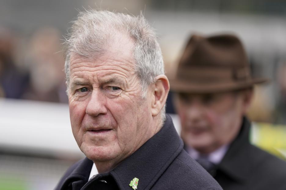 JP McManus at Sandown Park Racecourse.