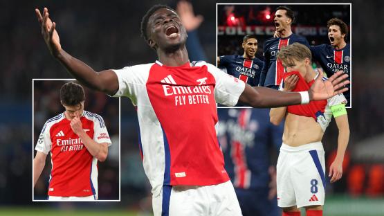 PSG 2 Arsenal 1 (3-1 agg): Gunners’ season over as Arteta’s side rue missed chances and Donnarumma puts on masterclass