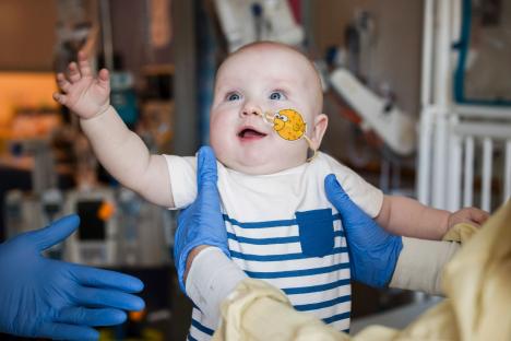 World first as baby KJ has his ‘DNA rewritten’ to wipe his deadly genetic disorder in ‘scientific miracle’