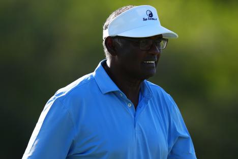 Vijay Singh at a golf tournament.