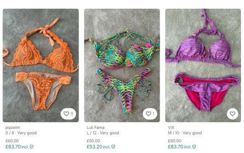 Rebekah Vardy short on cash? Selling her old bikinis on Vinted, https://www.instagram.com/beckyvardy/