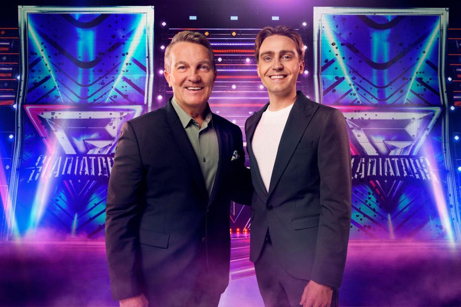 Gladiators hosts Bradley and Barney Walsh reveal why BBC bosses have BANNED them from trying show’s infamous challenges