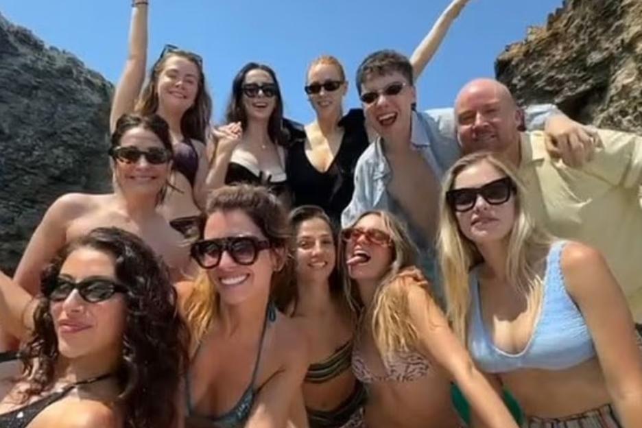 Back To Black and Industry star Marisa Abela stuns bikini for boozy hen do ahead of wedding to actor boyfriend