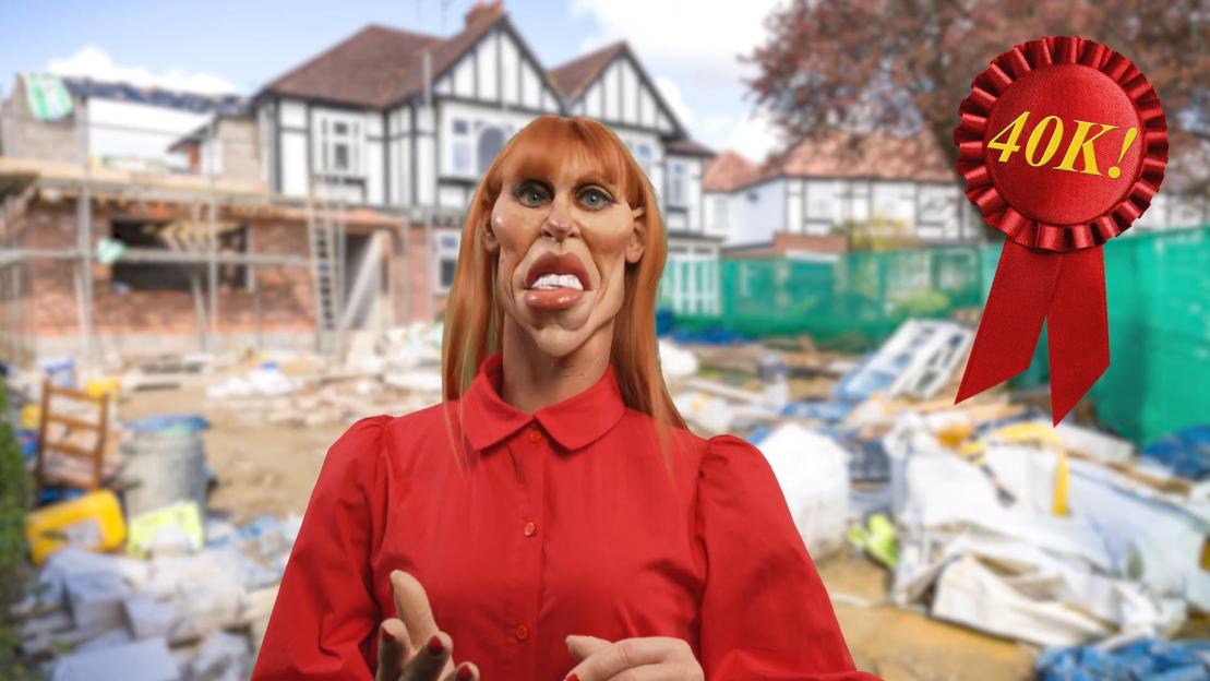 ‘Three pads’ Angela Rayner’s puppet dishes out property advice in new Spitting Image sketch