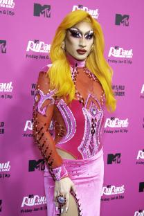 Anetra at the RuPaul's Drag Race Season 15 Premiere.