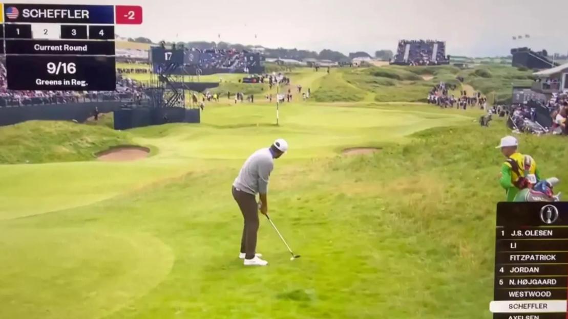 Awkward moment fart noise stuns The Open commentators into silence before pair burst out laughing