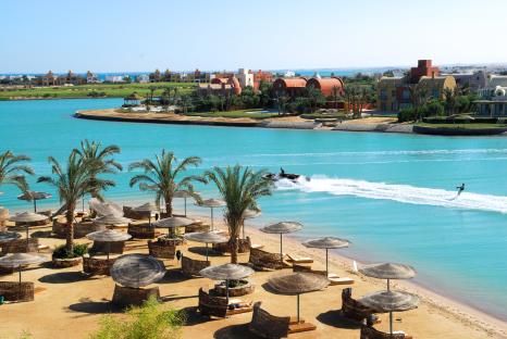 Three Corners Ocean View Hotel beach with water-sports.