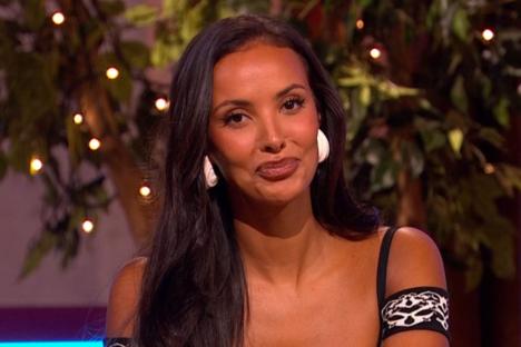 Maya Jama makes embarrassing blunder live on Love Island: Aftersun after suffering wardrobe malfunction