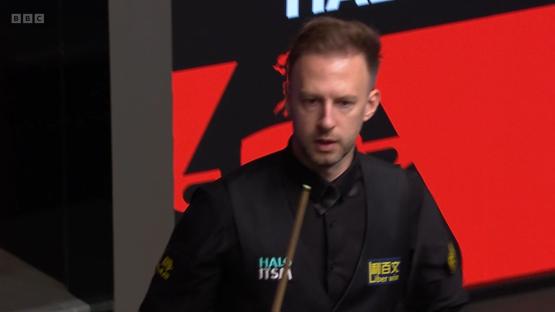 Judd Trump complaining at the World Snooker Championship.
