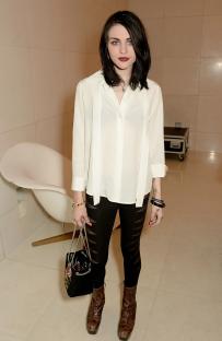 Frances Bean Cobain at a London event.