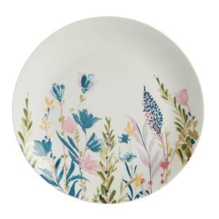 Floral dinner plate.