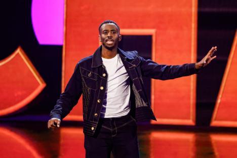 Joseph Charm performing on Britain's Got Talent.