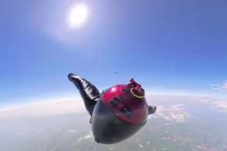 I dropped my iPhone from 10,000ft while skydiving – I tracked it down to a forest and was AMAZED by what I found