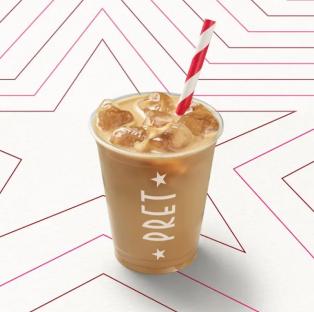 Pret iced chocolate.