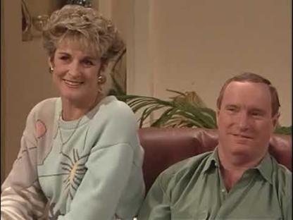 Judy Nunn and her husband.
