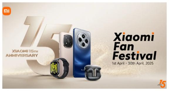 Xiaomi Fan Festival 2025: Celebrate Xiaomi’s 15th Anniversary with Exclusive Deals and the New Redmi Note 14 Pro+ 5G in Sand Gold!