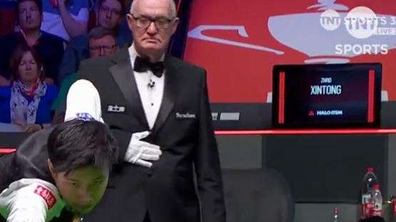 ‘Shouldn’t have had that curry’ – World Snooker Championship referee’s stomach rumble interrupts O’Sullivan’s match