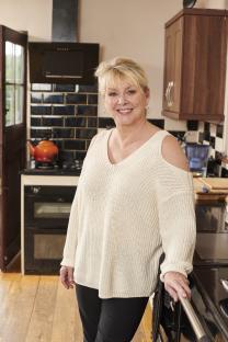 Cheryl Baker in her kitchen.