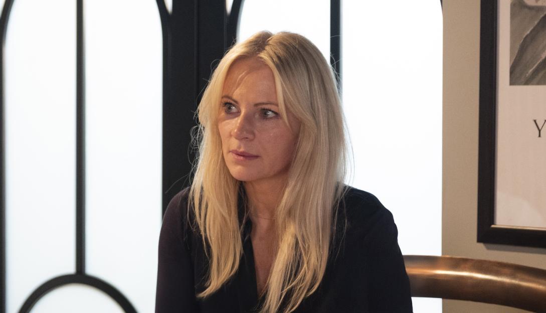 Lisa Swain as Vicky Myers in Coronation Street.