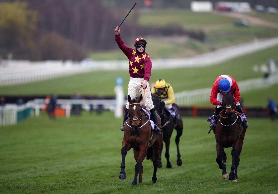 Minella Indo and Jack Kennedy winning the Cheltenham Gold Cup.